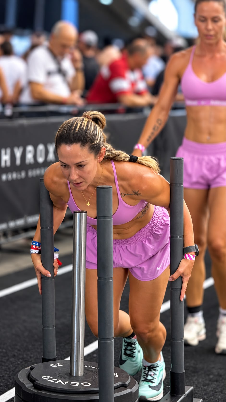 Dina Marrero entrenando